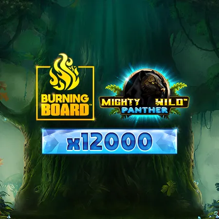 Mighty Wild: Panther Diamond Burning Board Scratchcard